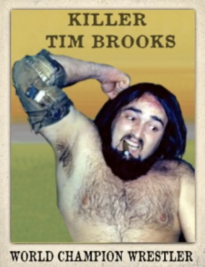 Ljacards World Champion Wrestlers Series 3 2023 Killer Tim Brooks Crazy Card Collector® 