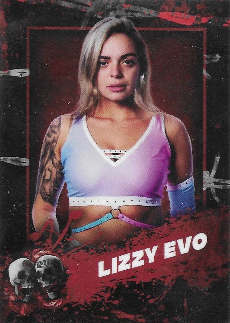 Tnt Extreme Wrestling Gcw Collectors Cards 2022 Lizzy Evo Crazy Card Collector® 