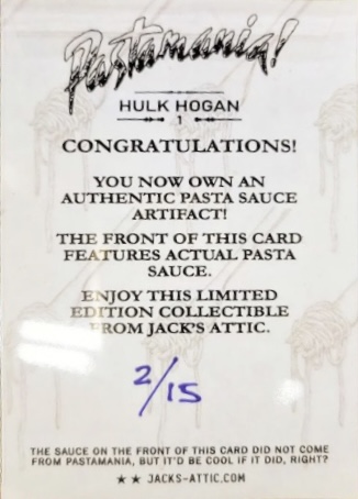JACK’S ATTIC CUSTOM TRADING CARDS 2021-2023 – PASTAMANIA – HULK HOGAN ...