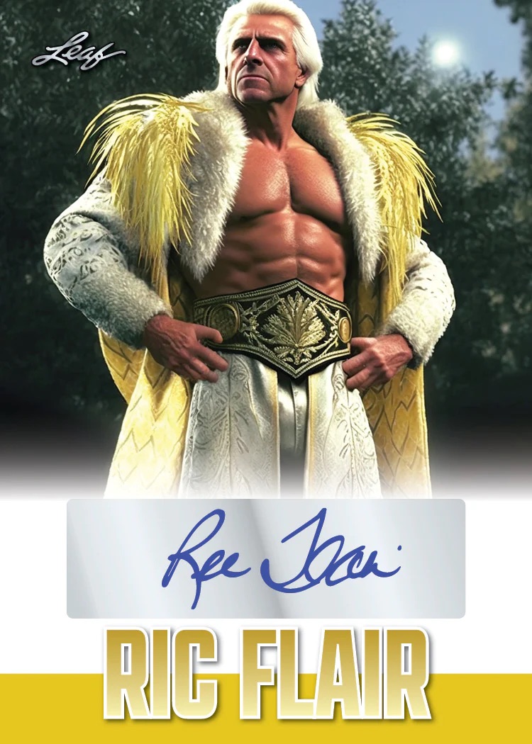 LEAF REIMAGINED COLLECTION 2023 RIC FLAIR RIRF1 AUTOGRAPH CRAZY