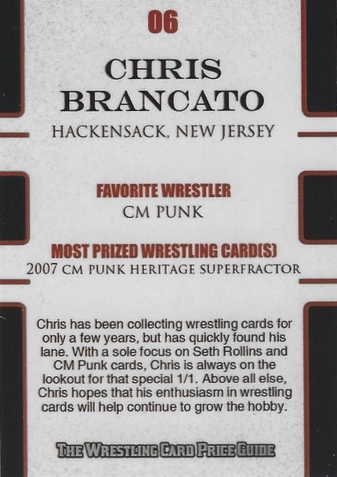 WRESTLING CARD COLLECTOR SERIES EXCLUSIVE LIMITED EDITION TRADING CARD ...